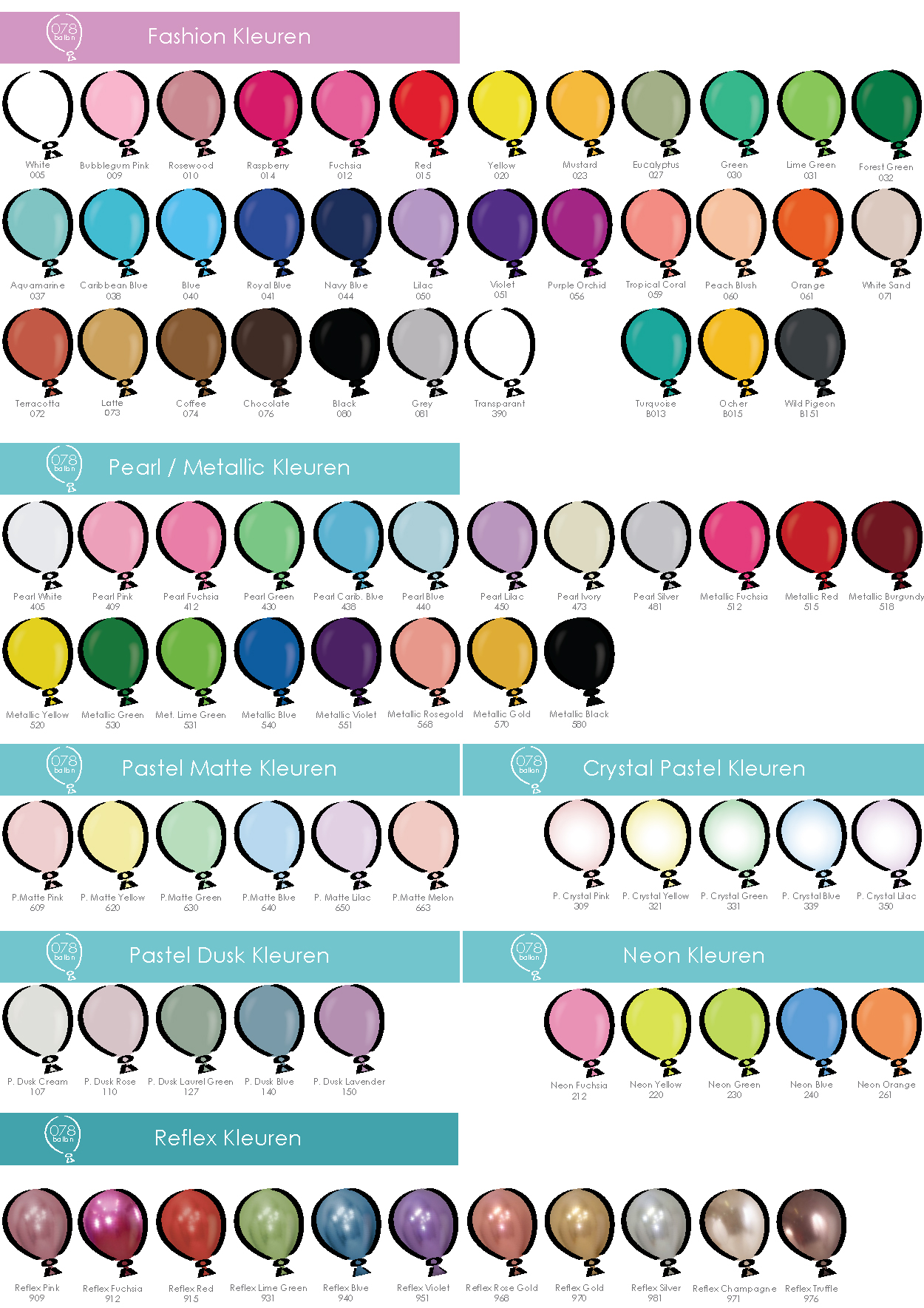 colorchart belbal