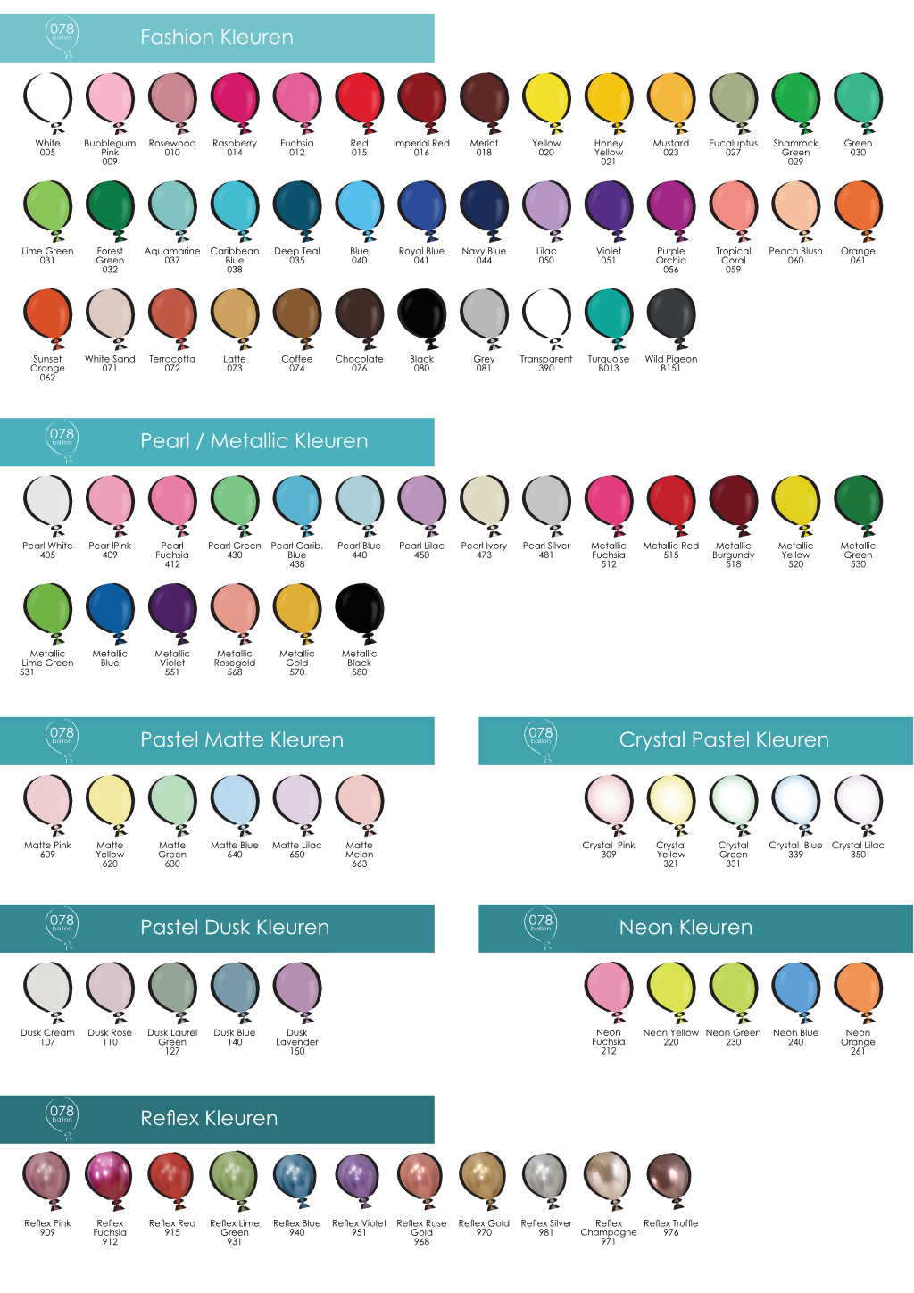 colorchart belbal